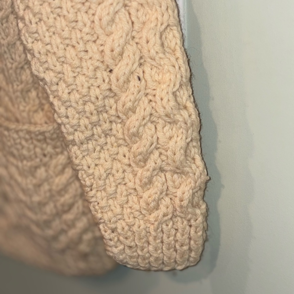 Tara Fashions Fisherman Cable Knit Sweater - Picture 5 of 6